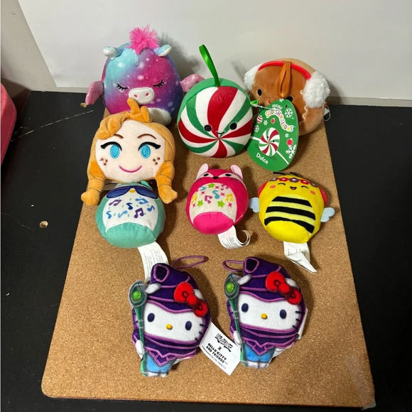 5/$25 
Squishmallows Yu-Gi-OhxHello Kitty Mini Plush 9 Some NWT Christmas - Picture 1 of 14